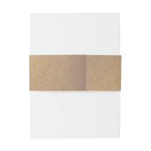 Floral Wedding Uitnodigingen Wikkel (Achterkant Voorbeeld)