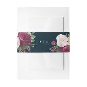  Floral Wedding Uitnodigingen Wikkel (Voorkant Voorbeeld)