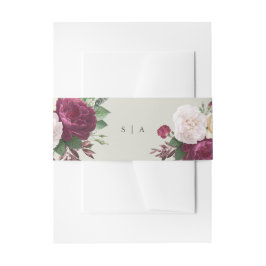 Floral Wedding Uitnodigingen Wikkel