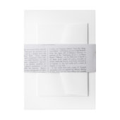 Floral Wedding Uitnodigingen Wikkel (Voorkant Voorbeeld)