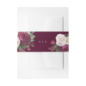  Floral Wedding Uitnodigingen Wikkel (Voorkant Voorbeeld)