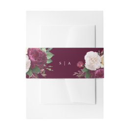 Floral Wedding Uitnodigingen Wikkel