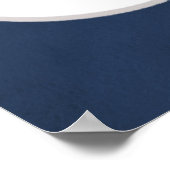 Floral Wedding Welcome Plum and Navy Waterverf Poster (Hoek)