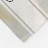 Floral Wedding White White Carnan Fleece Deken (Hoek)