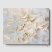Floral Wedding White White Carnan Gastenboek (Achterkant)