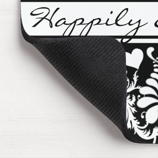 Floral Wedding Wijzigen in elke kleur Muismat (Hoek)