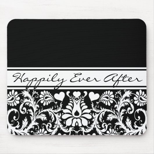 Floral Wedding Wijzigen in elke kleur Muismat (Voorkant)