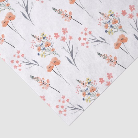 Floral-weefselpapier Tissuepapier (Detail)