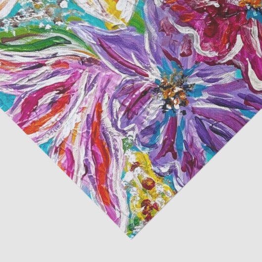 Floral-weefselpapier Tissuepapier (Detail)