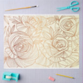 Floral-weefselpapier Tissuepapier (Craft)