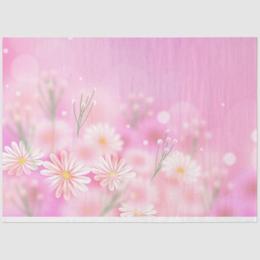 Floral-weefselpapier Tissuepapier (Voorkant)