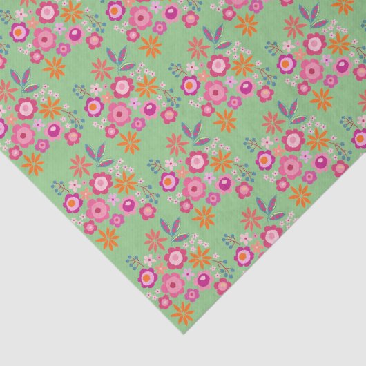 Floral-weefselpapier Tissuepapier (Detail)