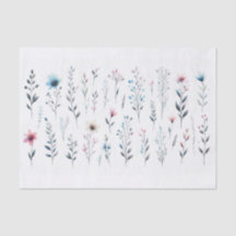 Floral-weefselpapier