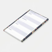 Floral Weekend Planner Style Post-it® Notes (Schuin)