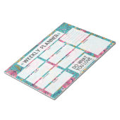 Floral Weekly Planner Notitieblok (Schuin)
