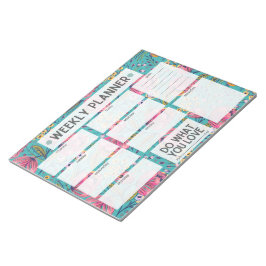Floral Weekly Planner Notitieblok
