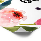 Floral - wees je eigen soort schoonheid poster (Hoek)