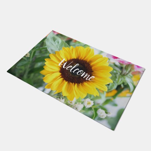 Floral Welcome Mat (Schuin)