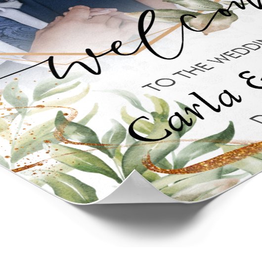Floral Welcome Wedding Poster (Hoek)