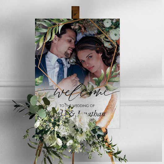 Floral Welcome Wedding Poster