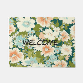Floral Welkom Doormat Deurmat