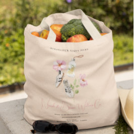 Floral Wellness Vrouwelijke Gezondheid & Fitness L Tote Bag