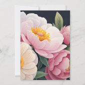 Floral wenskaart bedankkaart (Achterkant)