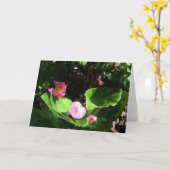 Floral Wenskaart Kaart (Gele Bloem)