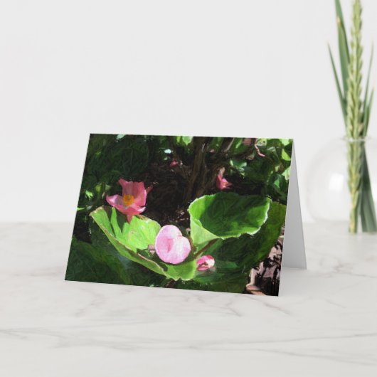 Floral Wenskaart Kaart (Voorkant)
