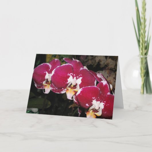 Floral Wenskaart Kaart (Voorkant)