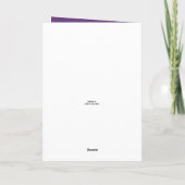 Floral Wenskaart personaliseren Kaart (Achterkant)