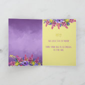 Floral Wenskaart personaliseren Kaart (Binnen)