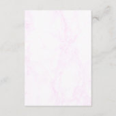 Floral Western Hoefijzer Quinceanera Accommodatie Informatiekaartje (Achterkant)