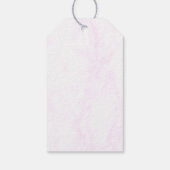 Floral Western Hoefijzer Quinceanera Cadeaulabel (Achterkant)