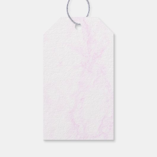 Floral Western Hoefijzer Quinceanera Cadeaulabel (Achterkant)