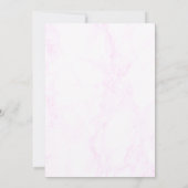 Floral Western Hoefijzer Quinceanera Kaart (Achterkant)