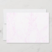 Floral Western Hoefijzer Quinceanera Save The Date (Achterkant)