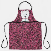 Floral Westie Impressions Schort (Voorkant)