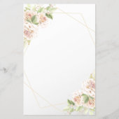 Floral What groom say Vrijgezellenfeest game card Flyer (Achterkant)