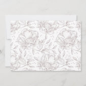 Floral Whimsical Boho Save the Date Photo Card (Achterkant)