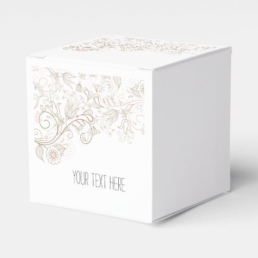 Floral Whimsy Bedankdoosjes (Voorkant Zijde)