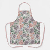 Floral Whimsy Coquette Print - Zachte vrouwelijke  Schort (Voorkant)