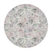 Floral Whimsy Coquette Print - Zachte vrouwelijke  Snijplank (Voorkant)