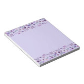 Floral Whisper Notitieblok - Zachte Lavendel Charm (Schuin)