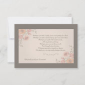 Floral Whispers Bereavement Hartelijk dank Bedankkaart (Voorkant)