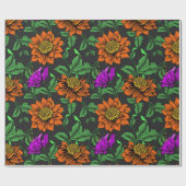 Floral Whispers: ZazzleWrapMagic Exclusieve Wraps Cadeaupapier (Vlak)