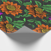 Floral Whispers: ZazzleWrapMagic Exclusieve Wraps Cadeaupapier (Hoek)