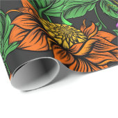 Floral Whispers: ZazzleWrapMagic Exclusieve Wraps Cadeaupapier (Rol Hoek)
