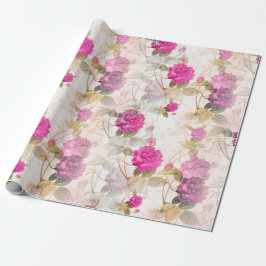 Floral Whispers: ZazzleWrapMagic Exclusieve Wraps Cadeaupapier
