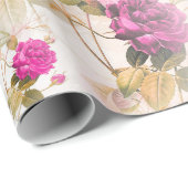 Floral Whispers: ZazzleWrapMagic Exclusieve Wraps Cadeaupapier (Rol Hoek)